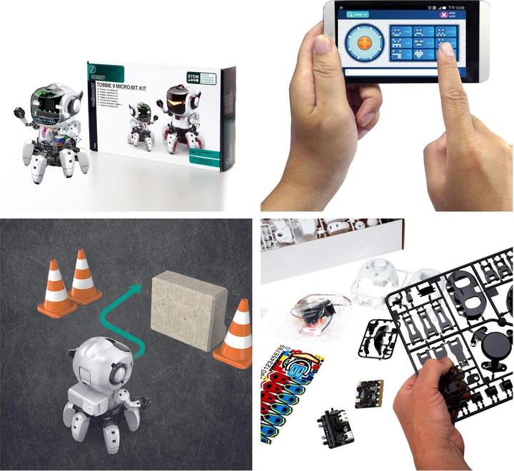 Actual product image Velleman Tobbie the Robot II Micro:Bit