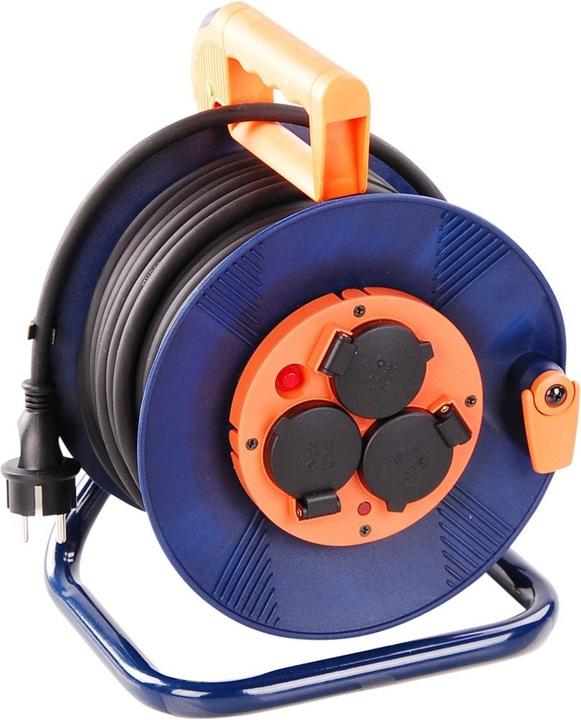 Connectra 47.544.25 Kabeltrommel XPD-3 - 25m - H07RN-F - 3 G 1,5 mm² (25 m, 1.50 mm²)
