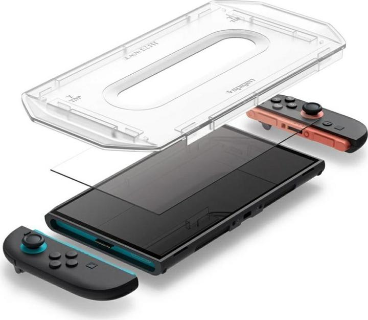 Immagine prodotto Spigen - Screen Protector Glas.tR EZ-FIT (2pack) - for Nintendo Switch 2 - Clear (Switch 2)