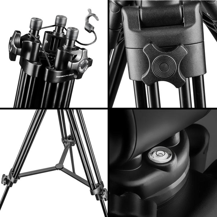 Produktbild Walimex pro Pro EI-717 Videostativ 133cm (Metall)
