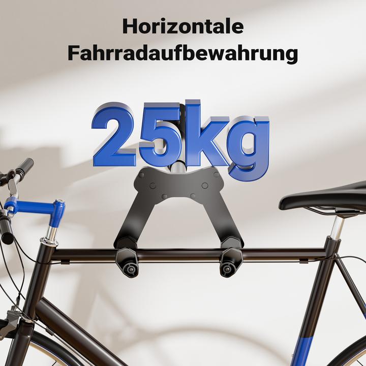 Actual product image Wiltec Bicycle wall mount 39.8x16.7x32.6-42.6cm up to 25kg Bicycle mount
