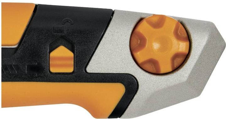 Produktbild Fiskars Cuttermesser, Länge 16,5 cm, Inklusive Klinge (18mm), Rostfreier Stahl/Kunststoff, Schwarz/O (Cutter)