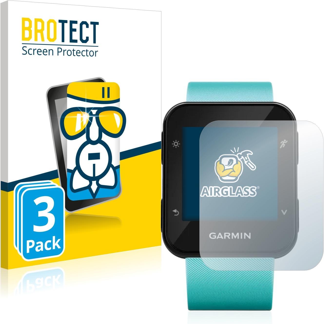 BROTECT AirGlass Panzerglasfolie, Smartwatch Schutzfolie, Transparent