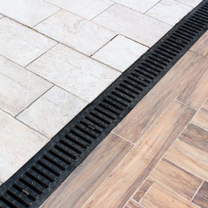Immagine prodotto Wiltec Caniveau 3x1m Grille recouvrement 12,5t Fonte Drainage Eaux usées Rigole Grille évacuation Garage