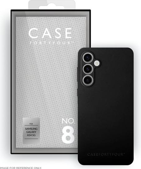 Immagine prodotto Case FortyFour Custodia in silicone liquido n. 8 nera (Samsung Galaxy A54 5G)