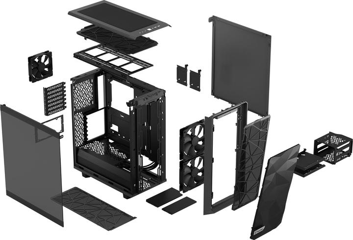 Produktbild Fractal Meshify 2 Compact Gray TG Light (mATX, Mini-ITX, ATX)