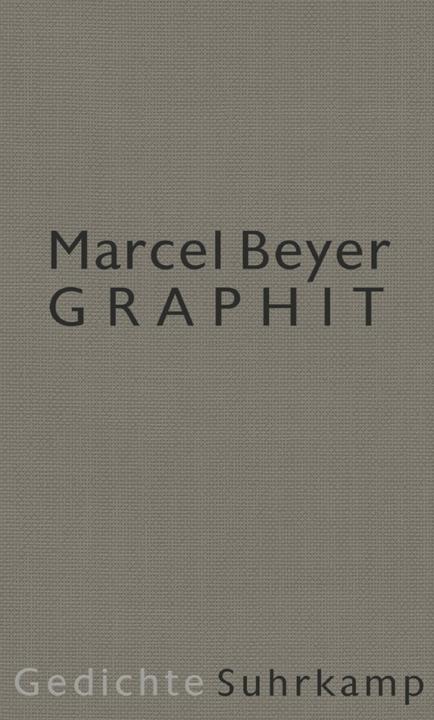 Produktbild Graphit (Deutsch, Marcel Beyer, 2014)