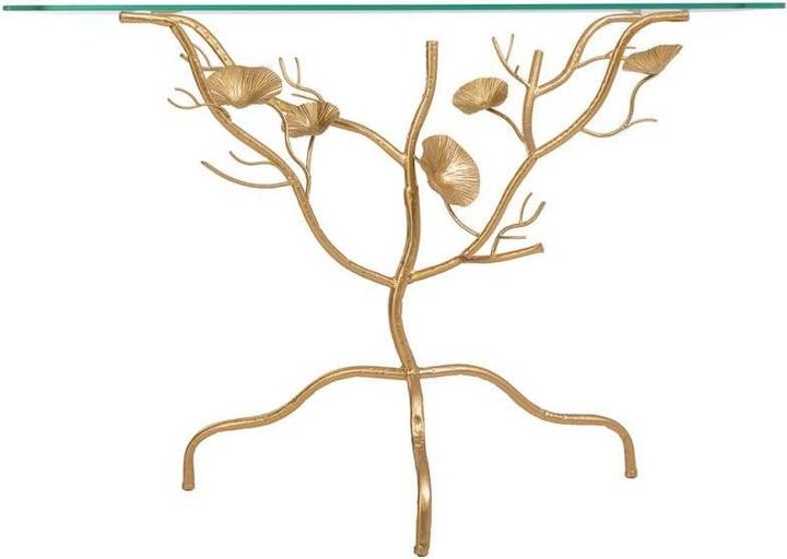 Image du produit Receveur d'entrée doré (120 x 40 x 85 cm)