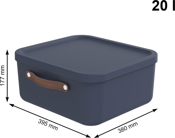 Actual product image Rotho Set of 3 storage boxes small MALOJA
