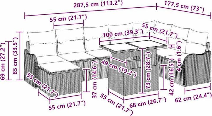 Produktbild vidaXL Daniela