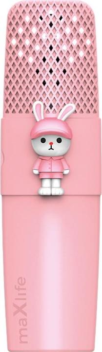 Maxlife Bluetooth microphone with speaker Animal MXBM-500 pink