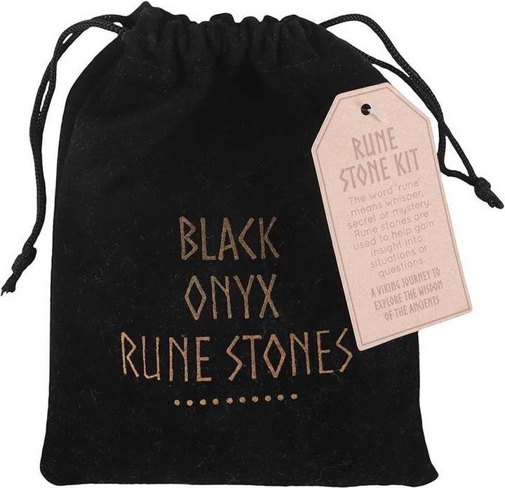 Produktbild Something Different Wikinger Runensteine Onyx (25erPack)