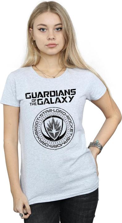 Actual product image Womens/Ladies Guardians Of The Galaxy Vol. 2 Distressed Seal Cotton T-Shirt (XXL)