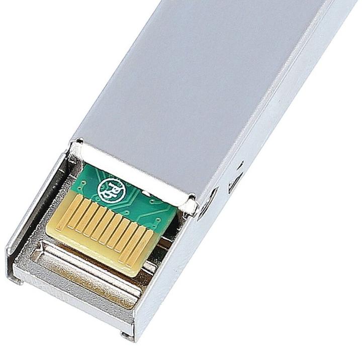 Actual product image BlueOptics Raisecom USFP-Gb/S3-D-R Compatible SFP Transceiver for Singlemode Gigabit Highspeed Data