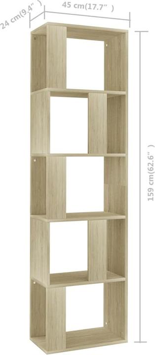 Immagine prodotto vidaXL Bücherschrank (45 x 24 x 159 cm)