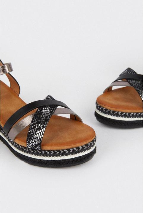 Actual product image Good For The Sole Amber wide wedge sandals (37)