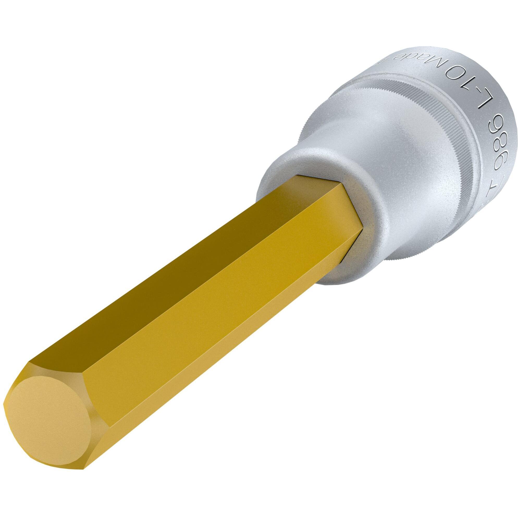 Thumbnail - HAZET, Steckschlüssel + Stecknuss, Schraubendreher-Steckschlüsseleinsatz 986L-10 ∙ Vierkant12,5 mm (1/2 Zoll) ∙ Innen Se...