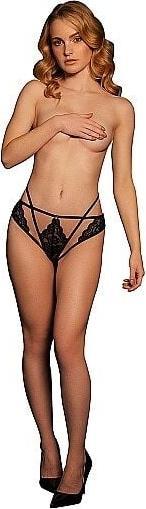 Image du produit Le Désir LÈna - Brief avec crosse et buttoirs ouverts, curseurs réglables et détails dorés - One Size (Taille unique)