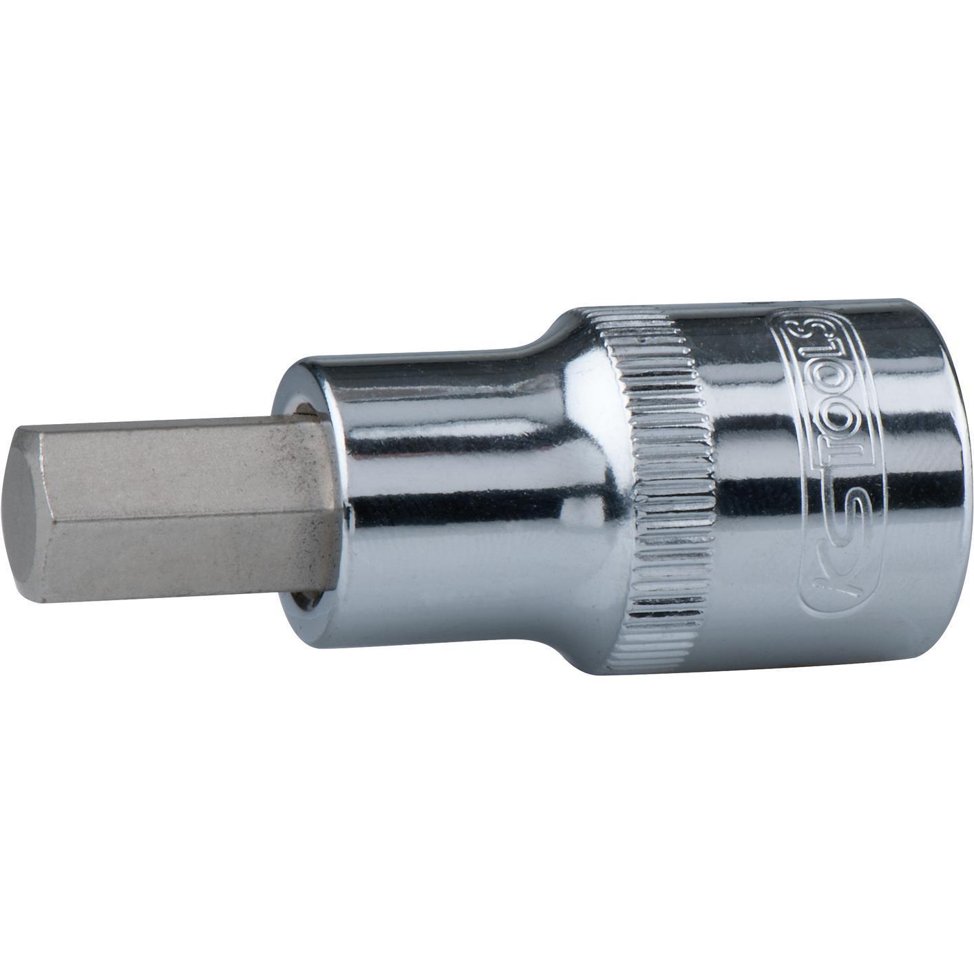 KS Tools, Steckschlüssel + Stecknuss, 1/2" CHROMEplus Bit-Stecknuss kurz (19 mm)