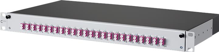 Produktbild Metz Connect 1502677524-E OpDAT slide Patchfeld 24xLC-D Keramik erikavio Pigtails OM4