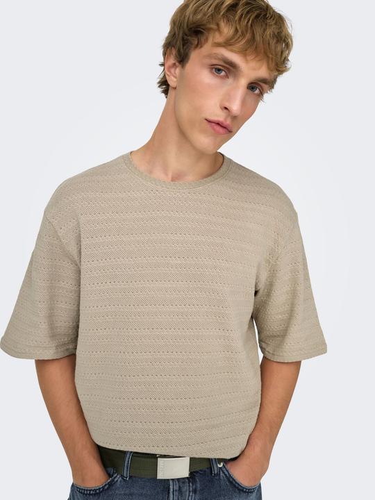 Image du produit Only & Sons Onsgivo Reg 12 Ss Crew Knit Noos (XS)