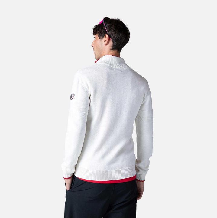 Produktbild Rossignol Gestreifter Strickpullover mit 1/2-Reissverschluss (XXL)