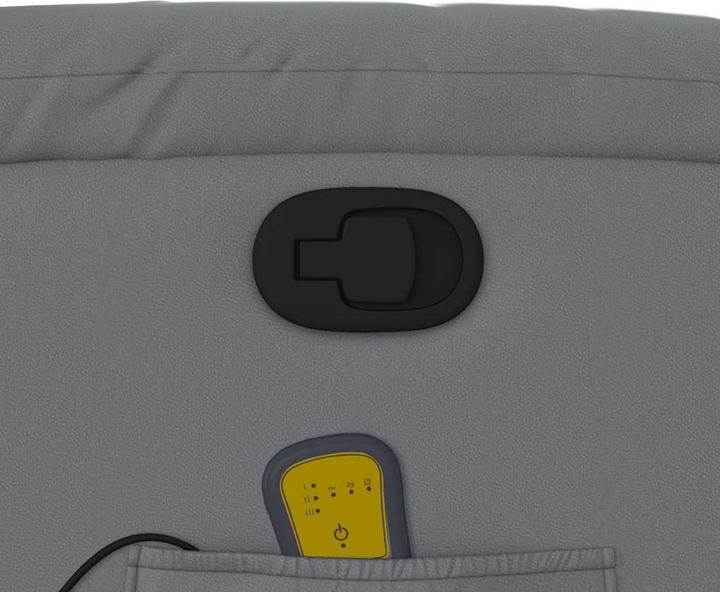 Produktbild vidaXL Massagesessel Grau Kunstleder,Farbe: Grau,Material