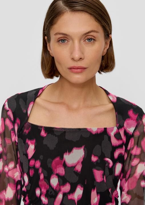 Produktbild s.Oliver Longsleeve aus Mesh (36)