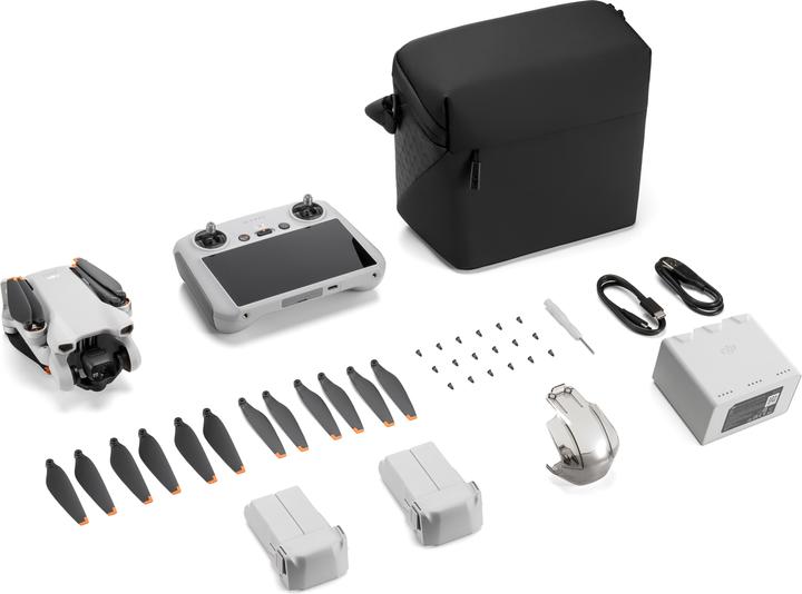 Image du produit DJI Mini 3 avec contrôleur RC et Fly More Combo (38 min, 248 g, 48 Mpx)