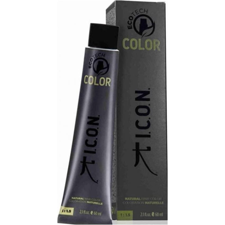 I.C.O.N., Haarfarbe, ECOTECH COLOR natural color #6.24 hazelnut 60 ml (6.24)