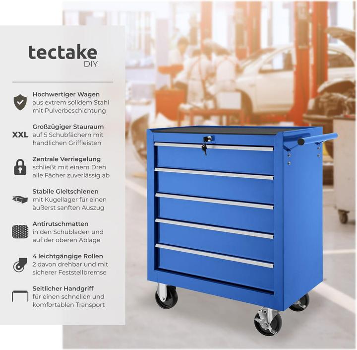 Image du produit tectake Chariot à outils (1 x)