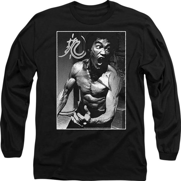 Produktbild Bruce Lee Focused Rage TShirt Langärmlig (S)