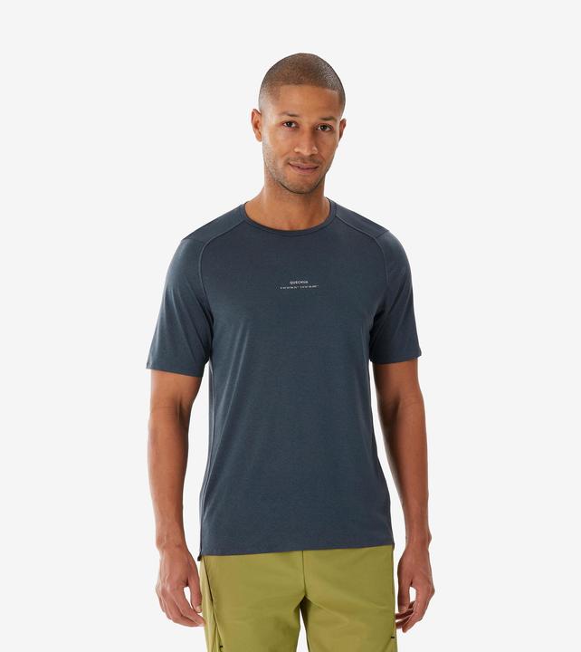 Quechua T-shirt de randonnée montagne manches courtes homme, MH500 gris