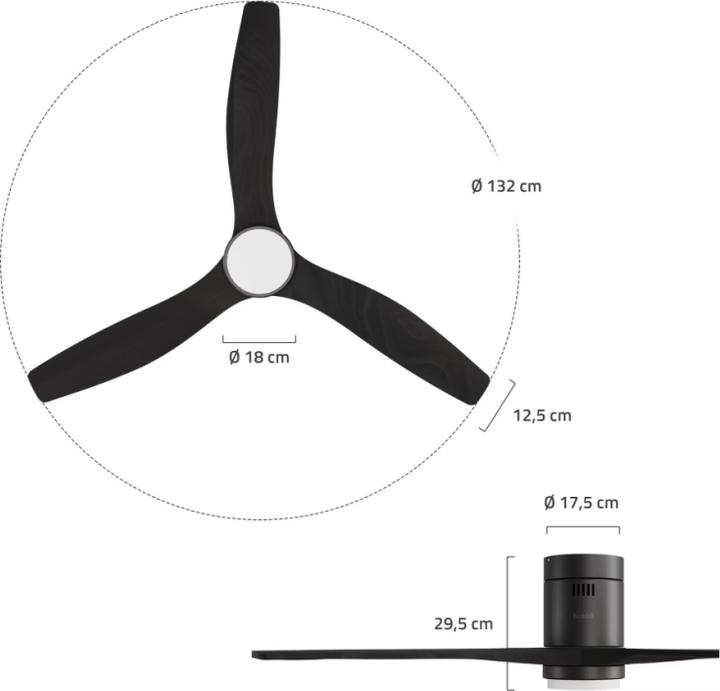 Immagine prodotto Hombli HBCF-0199 Ventilatore da soffitto (45 dB)