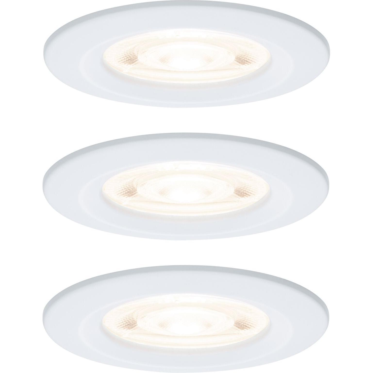 Paulmann, Applique + Plafoniera, 92278 Nova LED-Einbauleuchte GU10 4.9 W Weiss (matt) (550 lm, GU10)