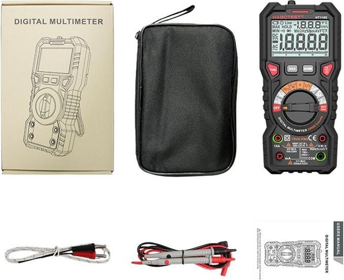Produktbild Habotest HT118E Universal Digital Multimeter True RMS NCV (CAT IV 600V, CAT III 1000V)