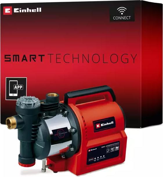 Produktbild Einhell Hauswasserautomat GE-AW 1144 SMART (rot/schwarz, 1.100 Watt, App-Steuerung) (Hauswasserpumpe)