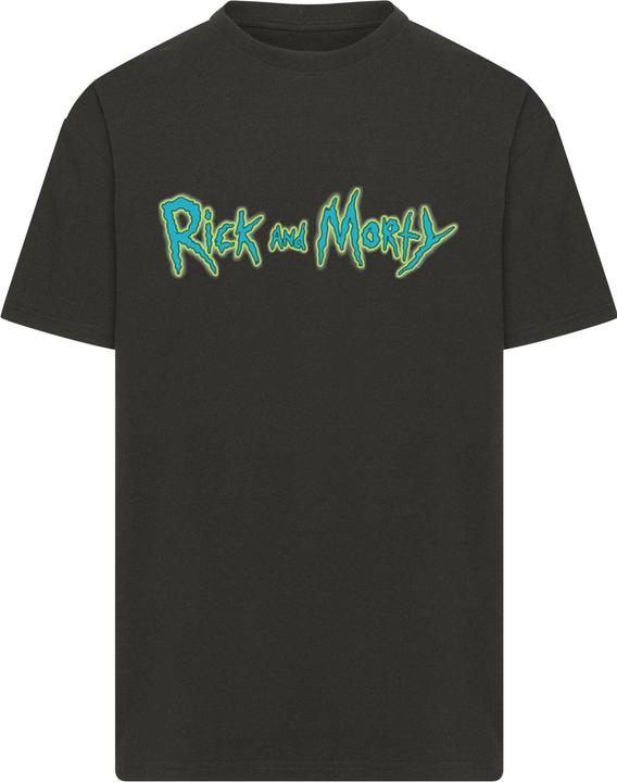 Produktbild Merchcode Rick and Morty - Logo Graphic Heavy Oversize Tee - 197743 (L)