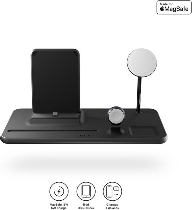Image du produit Zens iPad 4 en 1 + chargeur MagSafe (18 W)