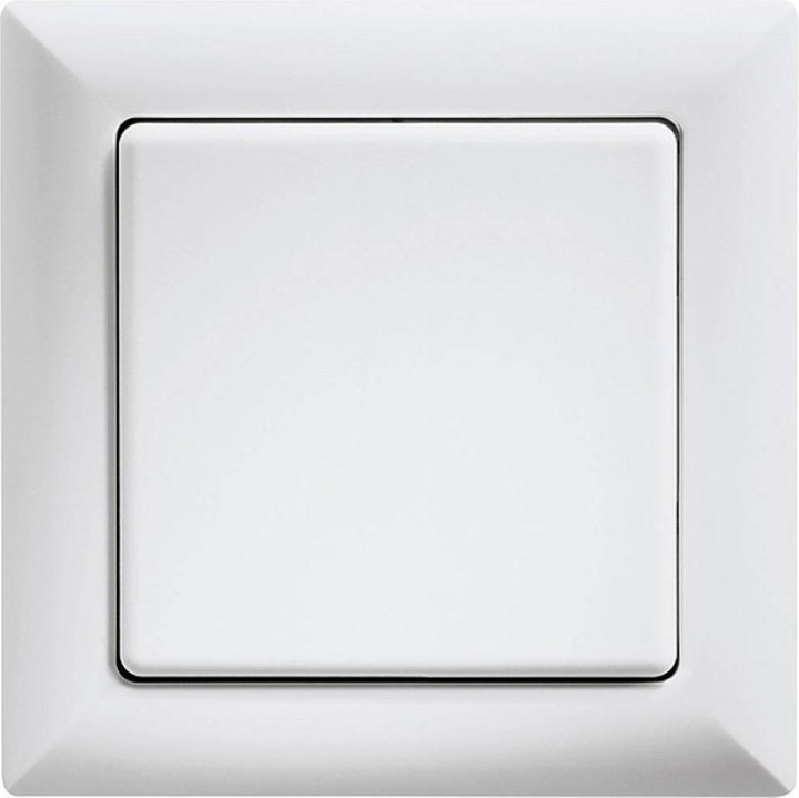 Actual product image Eltako Wireless pushbutton F4T55BLE-wg Bluetooth pure white glossy