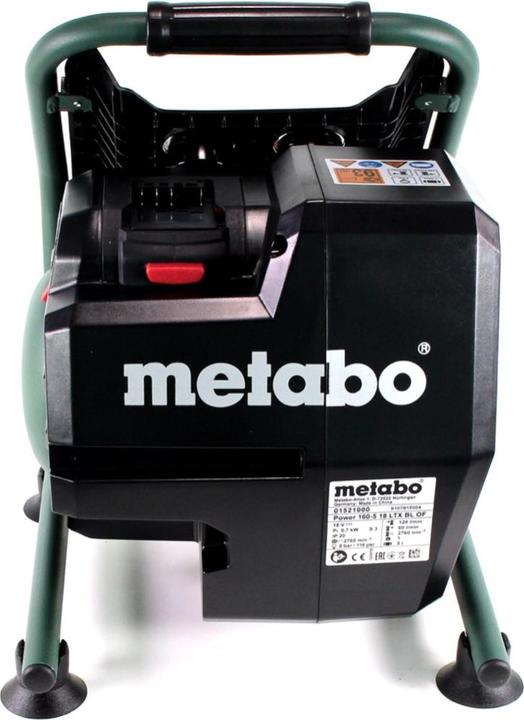 Produktbild Metabo Power 160-5 18 LTX BL OF Akku Kompressor 18 V 8,0 bar Brushless + 1x Akku 10,0 Ah - ohne (5 l)