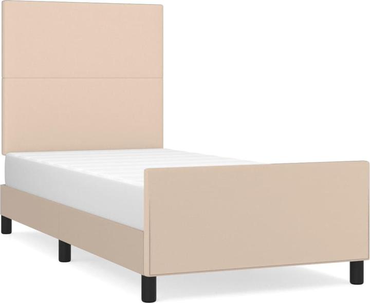 Produktbild vidaXL Bettgestell mit Kopfteil (90 x 190 cm)