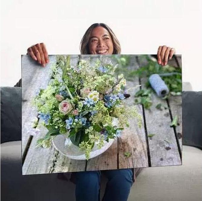 Produktbild Ravensburger Adult puzzle 1000 Teile - Sommerlicher Wiesenstrauss mit Himmelblauem Südstern (1000 Teile)