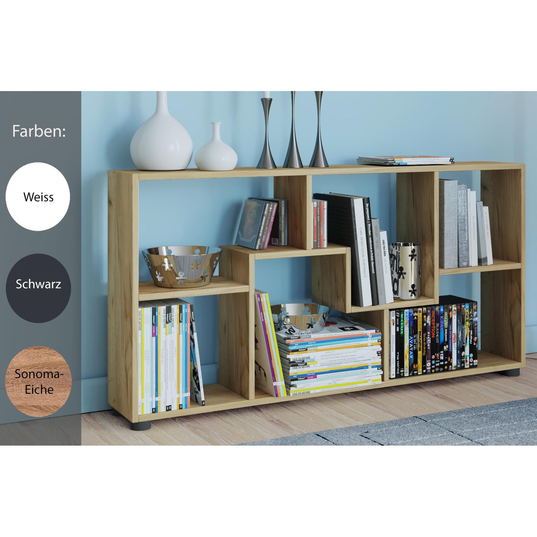 VCM, Regal, Holz Sideboard Regal Pintal (117 x 20 x 62 cm)