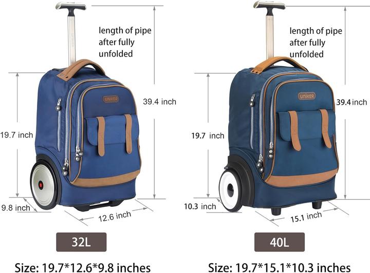 Produktbild Uniker Laptoptasche mit Rollen
