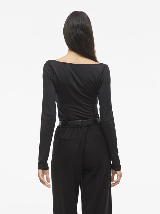 Immagine prodotto Vila VIKANA Wasserfall-Ausschnitt Oberteil mit langen Ärmeln (S)