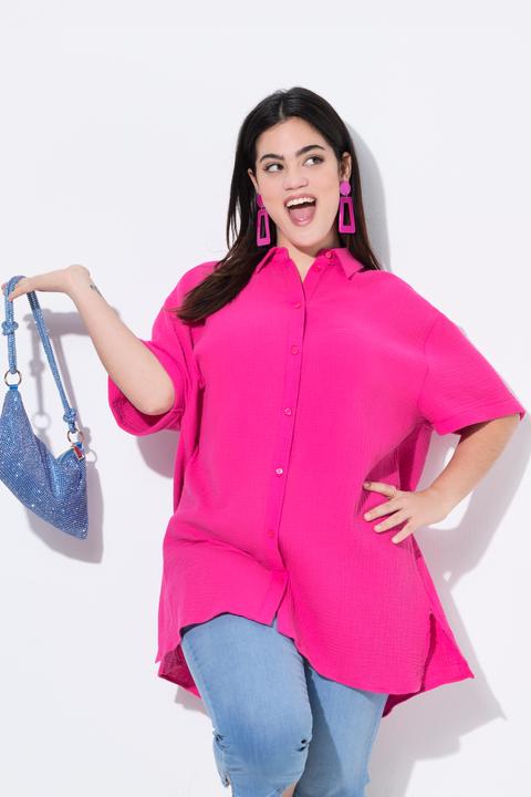 Actual product image Angel of Style Bluse, oversized, Musselin, Auge auf dem Rücken (48)