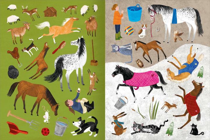 Produktbild Mein Pferde-Stickerheft