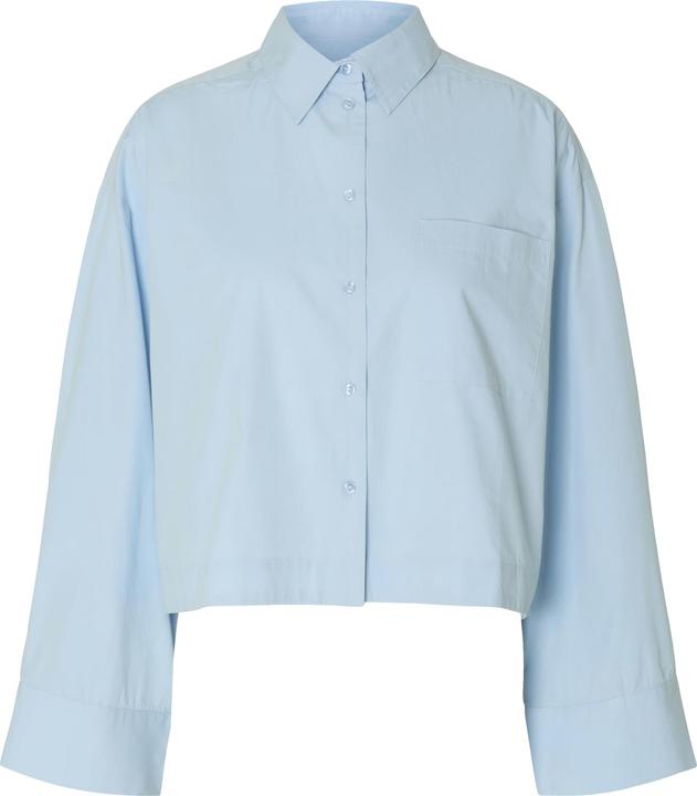 Immagine prodotto Selected Boxy Fit Crop-Bluse (38)