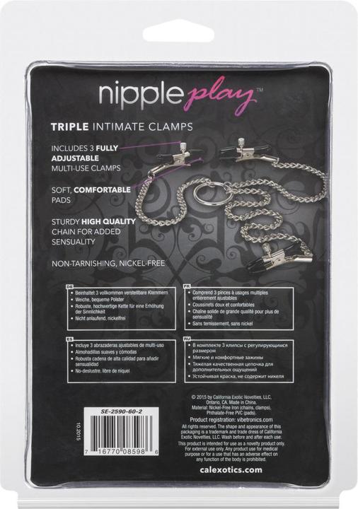 Produktbild CalExotics Nipple Play Triple Intimate Clamps